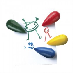 Creioane Cerate Para Faber-Castell, 4 culori