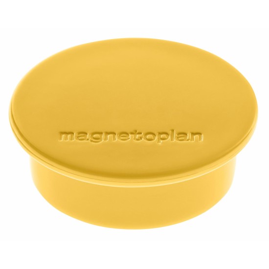 Magneti MAGNETOPLAN Discofix COLOR Ã˜ 40 mm, galben 10 buc/set	