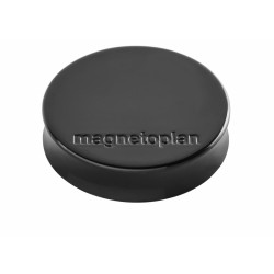 Magneti MAGNETOPLAN ERGO Medium 30 x 8 mm, negru 10 buc/set	