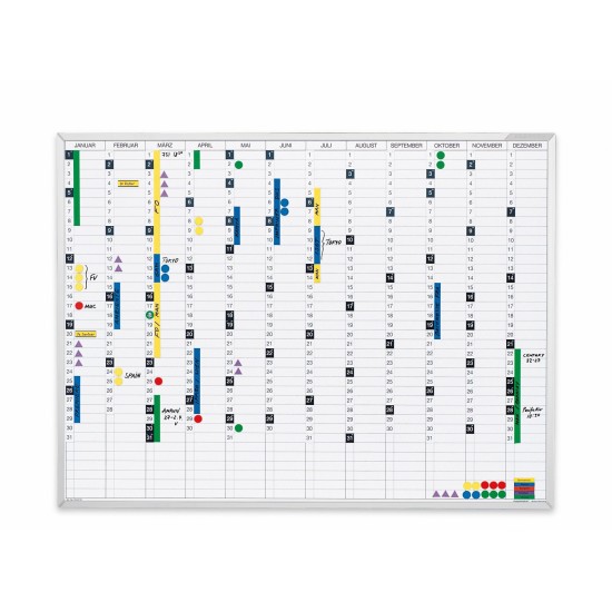 Planner MAGNETOPLAN anual CONTINUOUS 1200 x 900 mm