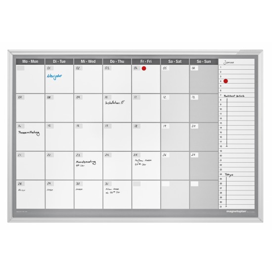 Planner MAGNETOPLAN lunar CC 920 x 625 mm orizontal