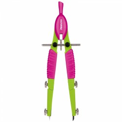 COMPAS ARISTO GREEN - PINK / PROFESSIONAL DRAWING TOPLINE