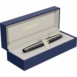 STILOU SAILOR PROFESSIONAL SLIM SIZE 14K NIB SAPPORO / BLACK GT