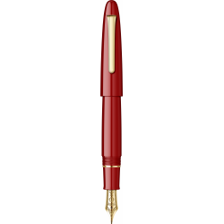 STILOU SAILOR KING OF PENS RINGLESS KING SIZE 21K NIB / URUSHI CRIMSON RED GT