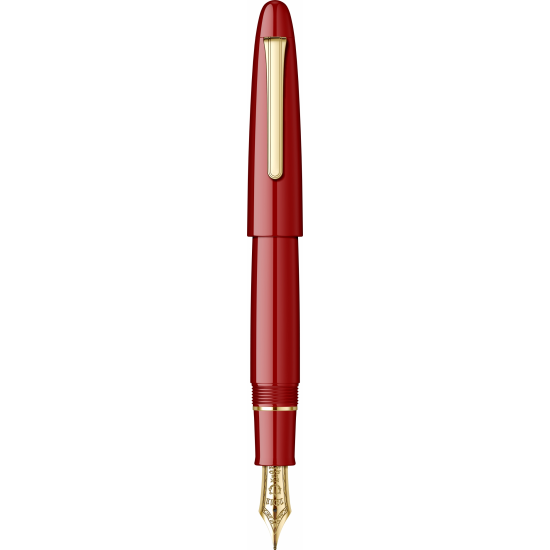 STILOU SAILOR KING OF PENS RINGLESS KING SIZE 21K NIB / URUSHI CRIMSON RED GT