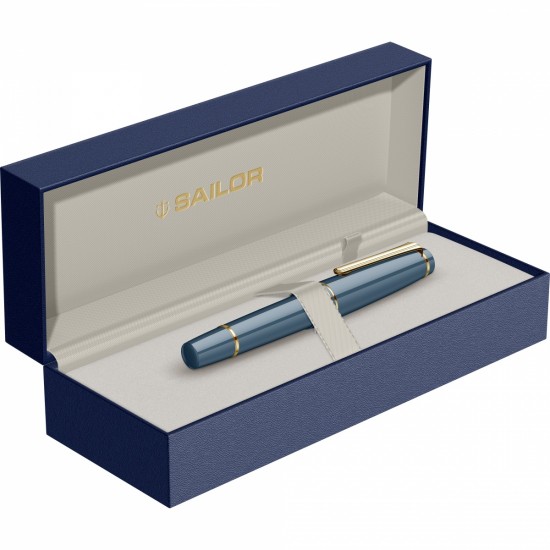 STILOU SAILOR PROFESSIONAL GEAR SLIM MINI SIZE 14K NIB / AYUR BLUE GT