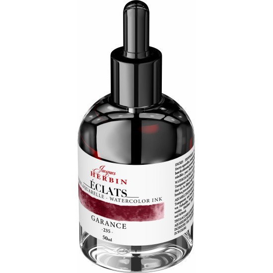 CALIMARA 50 ML JACQUES HERBIN FINE ARTS ECLATS WATERCOLOR GARANCE / RED