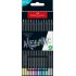 CREIOANE COLORATE 12 CULORI METALIZATE BLACK EDITION FABER-CASTELL