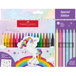 CARIOCA 18+6 CULORI UNICORNI FABER-CASTELL