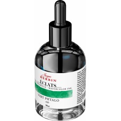 CALIMARA 50 ML JACQUES HERBIN FINE ARTS ECLATS WATERCOLOR VERT PHTALO / TURQUOISE