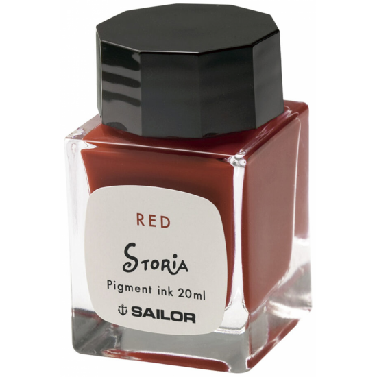 CALIMARA CERNEALA SAILOR STORIA 20 ML FIRE RED PIGMENT / RED