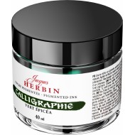 CALIMARA 40 ML JACQUES HERBIN FINE ARTS CALLIGRAPHY PIGMENTED VERT EPICEA / GREEN