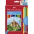 CREIOANE COLORATE 36+3+1 CULORI ECO FABER-CASTELL