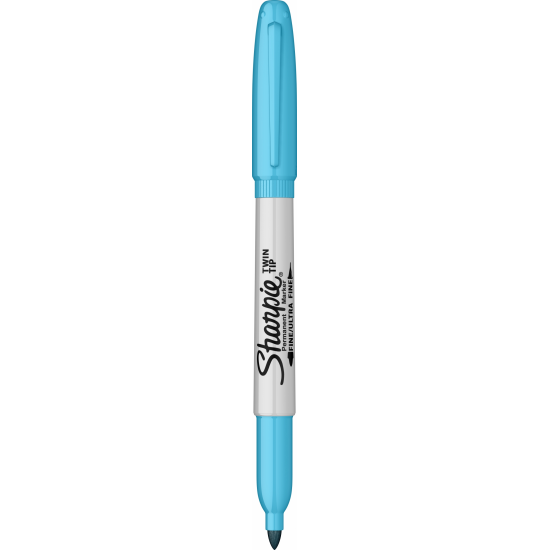Marker Sharpie Twin Tip Bullet / TURQUOISE Marker Sharpie Twin Tip Bullet / TURQUOISE