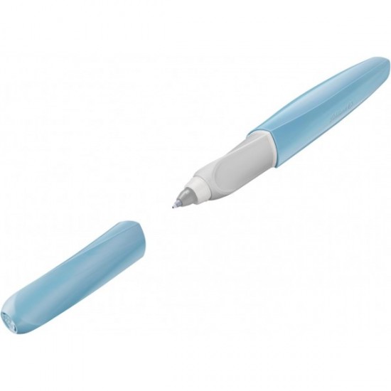 ROLLER TWIST ECO, GRIP ERGONOMIC, AMBIDEXTRU, 1 REZERVA ALBASTRA INCLUSA, CULOARE ALBASTRU DESCHIS, IN CUTIE DE CARTON