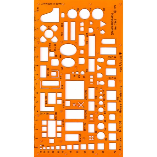 SABLOANE STANDARDGRAPH 1:100 / MOBILIER SABLOANE STANDARDGRAPH 1:100 / MOBILIER