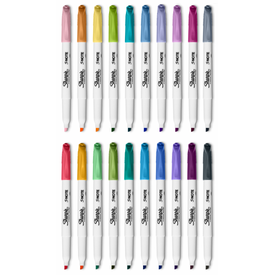 SET SHARPIE S-NOTE / 20 MARKERE COLORING