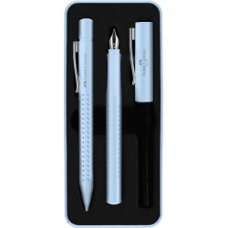 SET STILOU M + PIX GRIP 2010 SKY BLUE FABER-CASTELL