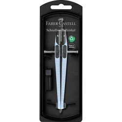 COMPAS QUICK-SET GRIP SKY BLUE FABER-CASTELL