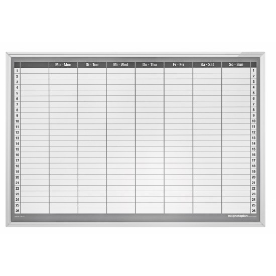 Planner MAGNETOPLAN saptamanal 920 x 625 mm	