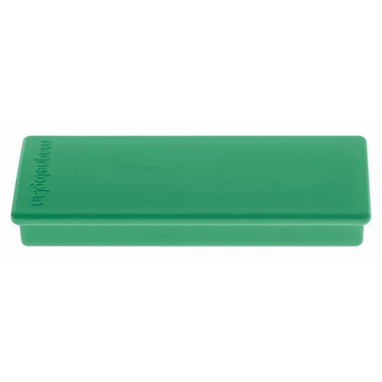 Magneti MAGNETOPLAN rectangulari 54x19x8mm, verde 10 buc/set	