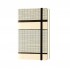 Bloc notes Tatami, 13x21 cm, 240 file, hârtie ivory 70 g/mp pătrățele, White Milk