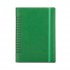 Agendă de lux Cometa Verde cu elastic , 17 x 24 cm