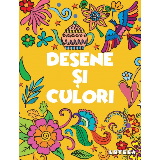 Desene si culori 2 (Natura) – carte de colorat pentru adulti, antistres, mindfulness