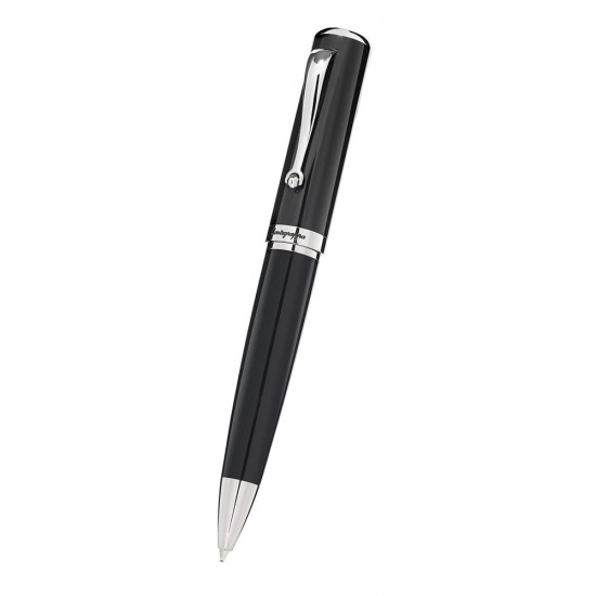 Pix Montegrappa Firm rasina neagra cu minuterii din paladium Pix Montegrappa Firm rasina neagra cu minuterii din paladium