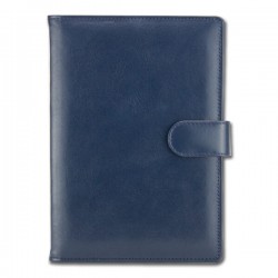 Agenda din piele Kenya Blu, 17×24 cm