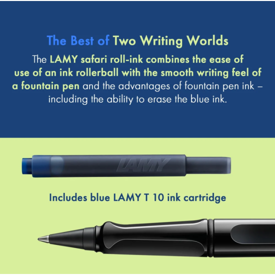 LAMY safari Roller cu cartuș de cerneală black