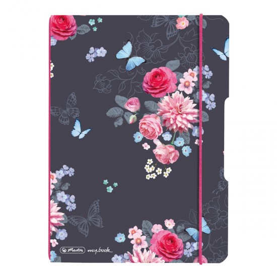 CAIET MY.BOOK FLEX A5 40F DICTANDO LADYLIKE FLOWERS