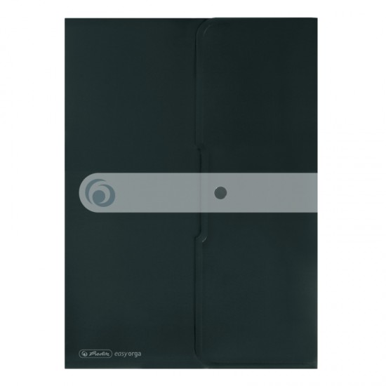 MAPA PP A4 EOTG INCHIDERE CU CAPSA, NEGRU OPAC,CAPACITATE 20MM
