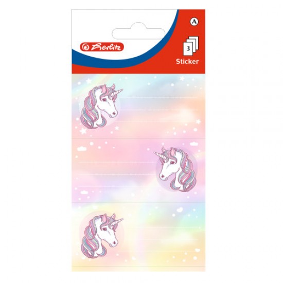 ETICHETE SCOLARE UNICORN SET 9