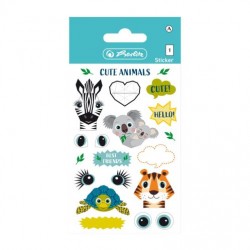 AUTOCOLANT FOLIE CUTE ANIMALS SET 3
