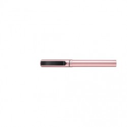 ROLLER PINA COLADA 0.7 MM, AMBIDEXTRU, 1 REZERVA ALBASTRA INCLUSA, ROZ METALIZAT, CUTIE CARTON