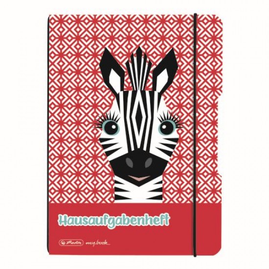 CAIET MY.BOOK FLEX A5 40F PATRATELE, CUTE ANIMALS ZEBRA, ELASTIC NEGRU CAIET MY.BOOK FLEX A5 40F PATRATELE, CUTE ANIMALS ZEBRA, ELASTIC NEGRU