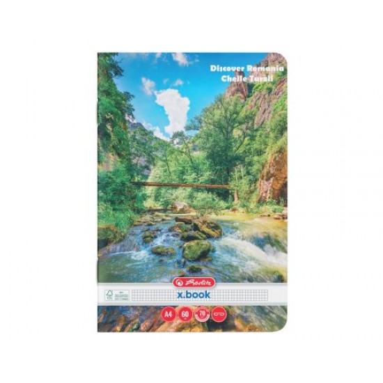 CAIET A4 60F PATRATELE DISCOVER ROMANIA