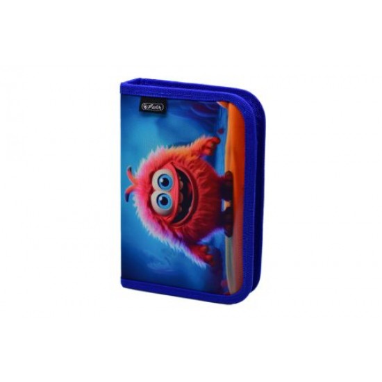 PENAR NEECHIPAT CU O CLAPA, DIMENSIUNE 13,5 X 19,5 X 3 CM, MOTIV PINK MONSTER