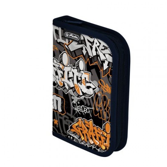 PENAR ECHIPAT, 26 PIESE, CU O CLAPA, DIMENSIUNE 13,5 X 19,5 X 3,5 CM, MOTIV DOODLE