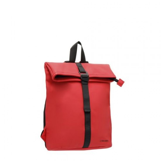 RUCSAC NEW REBELS MART-LOS ANGELES ROLLTOP MINI, DIMENSIUNI 27/8/33 CM, CULOARE ROSU