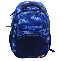 RUCSAC, ZIPPER CUBE, DIMENSIUNE 43X29X22 CM, MOTIV BLUE ARMY