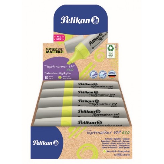 TEXTMARKER 490 ECO, CULOARE GALBEN NEON