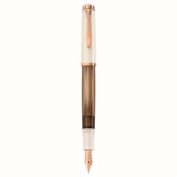 STILOU CLASSIC M200 EDITIE SPECIALA COPPER ROSE-GOLD, PENITA M DIN OTEL INOXIDABIL, ACCESORII PLACATE CU AUR ROZ, CORP ALB-CUPRU, IN CUTIE CADOU