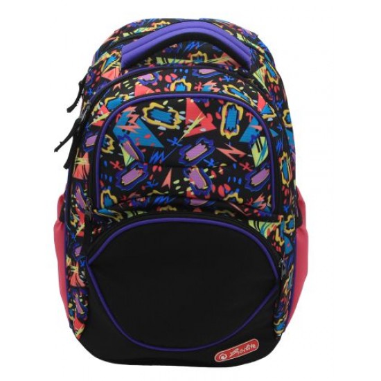 RUCSAC, ZIPPER CUBE, DIMENSIUNE 43X29X22 CM, MOTIV ABSTRACT