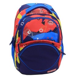 RUCSAC, ZIPPER CUBE, DIMENSIUNE 43X29X22 CM, MOTIV PATTERNS