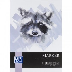 BLOC DESEN OXFORD MARKER A3, 15 FILE, 180 G/MP, FSCÂ® MIX70%, COLECTIA ARTISTIC