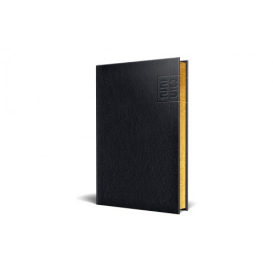 AGENDA DATATA RO A5, 352 PAGINI, COPERTA DIN PIELE SINTETICA, PREMIUM DELUXE CHIAVENNA, CULOARE NEGRU, MARGINI FOLIO AURIU, 2025
