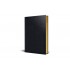 AGENDA DATATA RO A5, 352 PAGINI, COPERTA DIN PIELE SINTETICA, PREMIUM DELUXE CHIAVENNA, CULOARE NEGRU, MARGINI FOLIO AURIU, 2025