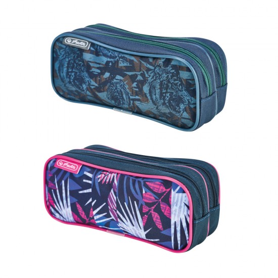 PENAR TIP ETUI DUBLU TEENS, 2 MOTIVE ASORTATE, MIX FETE/BAIETI